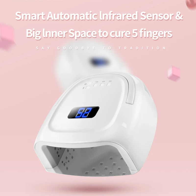 EL007 Professional Uv LED  Light 60w Rechargeable Cordless Nail Gel Lamp For Salon