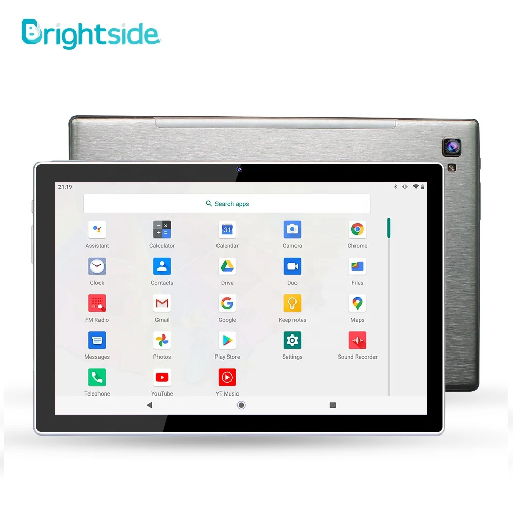 Brightside 4G Lte 2.4G 5G WiFi Octa Core Support Keyboard Business Tablet PC 10.1 inch