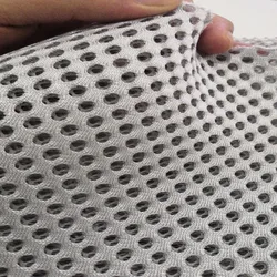 China textile 100%  polyester sandwich air mesh fabric warp knit fabric for shoes bag etc