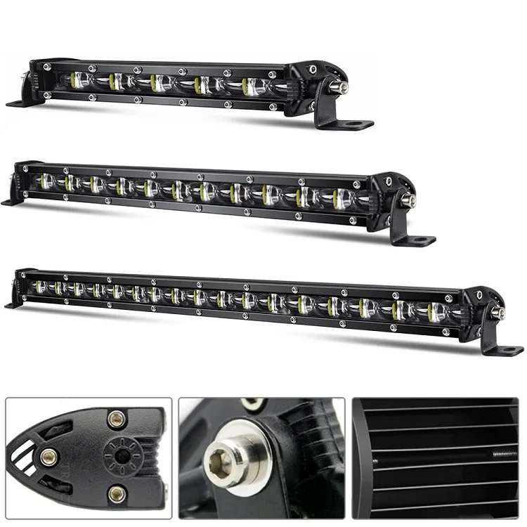 54W 7inch 84w led work light bar auto lighting system car led light bar
