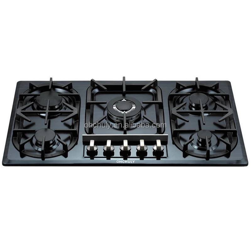 Wholesale prices stove gas hob 5 burner Cooktop kitchen hob 5 burner gas stove stoves for cooking