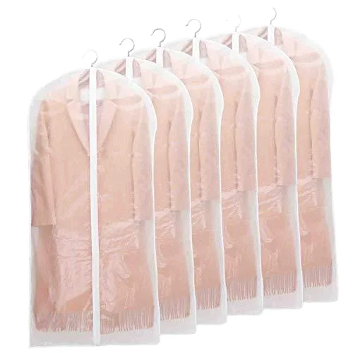 Factory-direct Sales Wholesale Suit Bag Bridal Gown Bag Wedding Dress Cover Transparent Garment Packing Bag