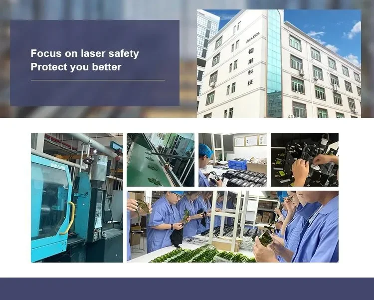 CE 2100nm Medical Treatment Holmium Thulium Laser Device Eye Protective Safety Glasses