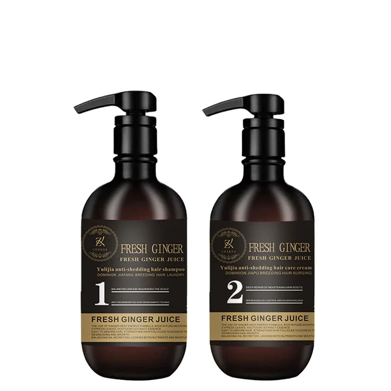 Best DHT Blocker Anti Hair Loss Shampoo Revitalizing Ginger Shampoo and hair conditioner sets
