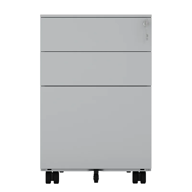 Металлический офисный мобильный маленький стальной шкаф для хранения документов с 3 выдвижными ящиками современный дизайн подставка металлический подвижный файлов