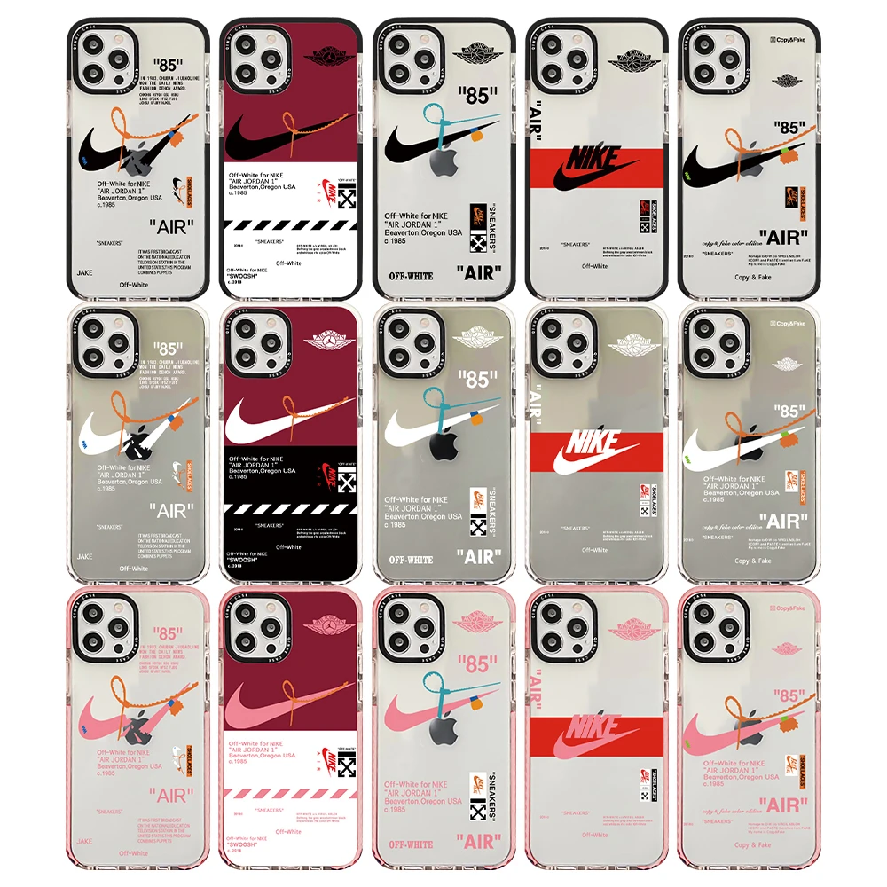 Shockproof Clear Sport symbol TPU Phone Case For iPhone 14 pro max