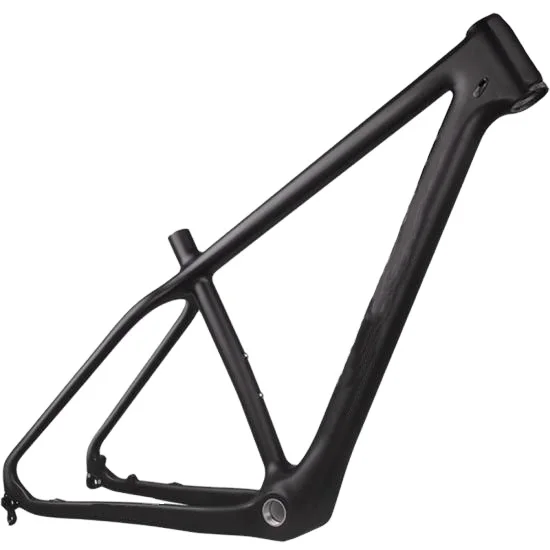 High Quality 26inch Carbon Fiber Tapered Head Tube Light Weight Carbon Fiber T1000 Fat Tire Bicycle Frame Carbon Frame