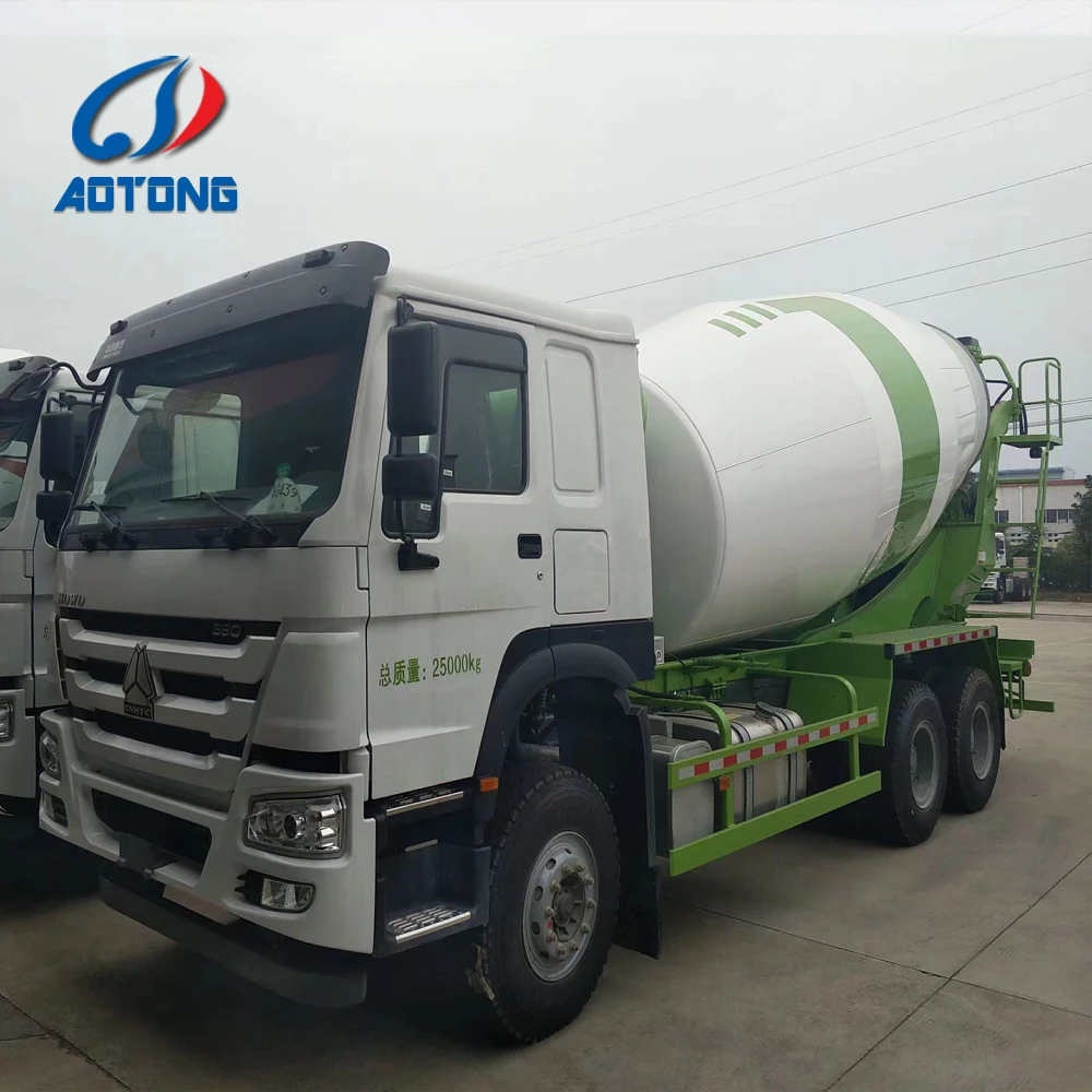4 -15 cubic brand self loading medium mini or concrete mixing pump cement mixer truck price