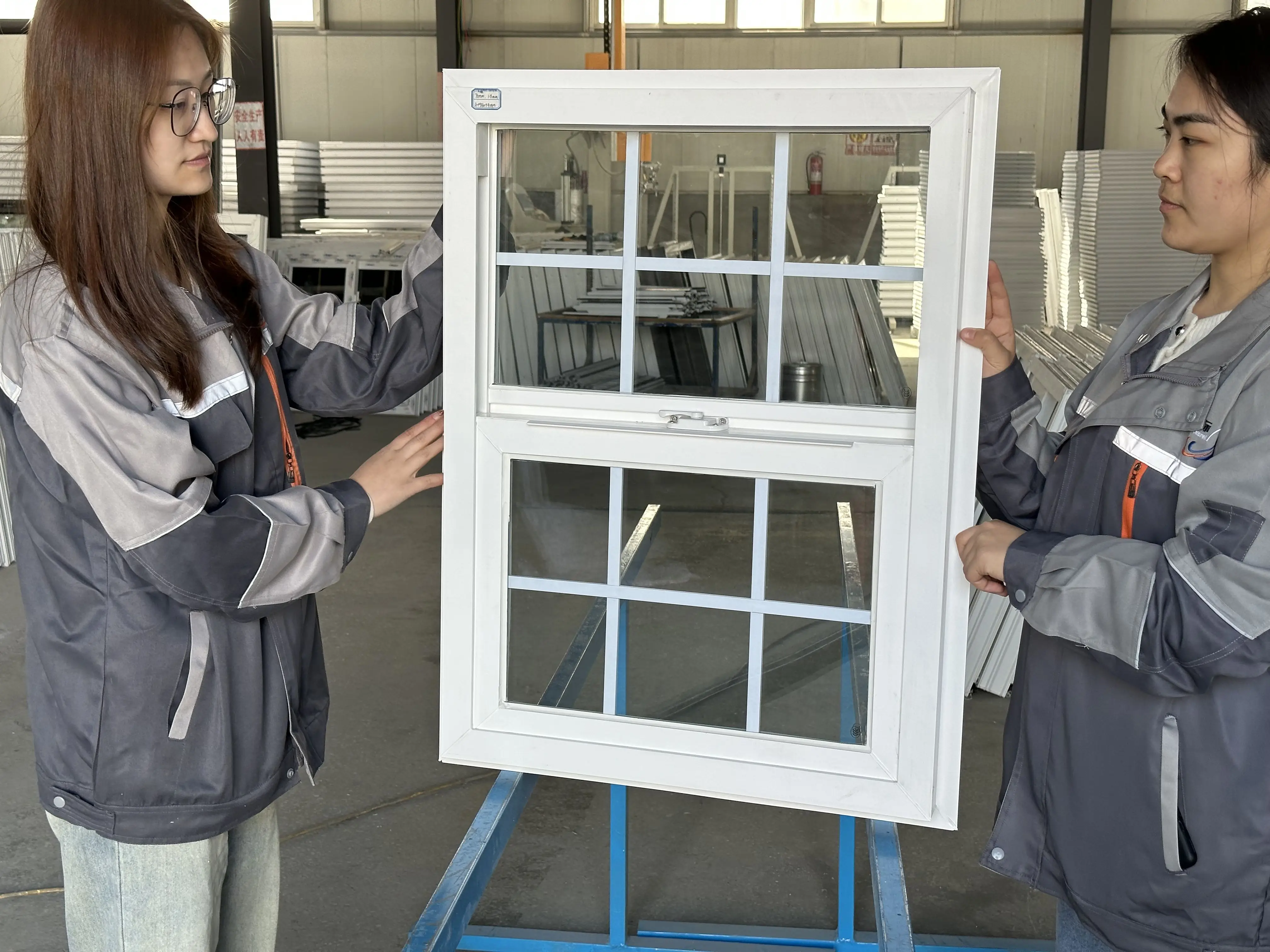 White Pvc Frame Plastic Upvc Single Energy Efficient Vinyl Windows Sliding Hanging Double Hung