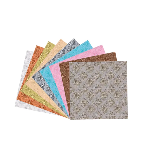 Wallpaper PVC waterproof soft bag wallpaper stitching plaid 3D wallpaper home decoration wall covering