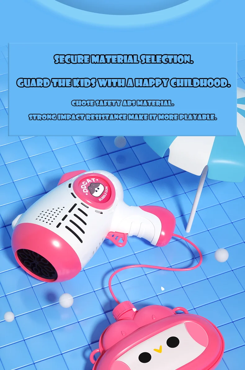 New arrival 8 holes bubble gun leak proof automatic backpack big storage bubble gun soft light colorful bubble outdoor gift toy