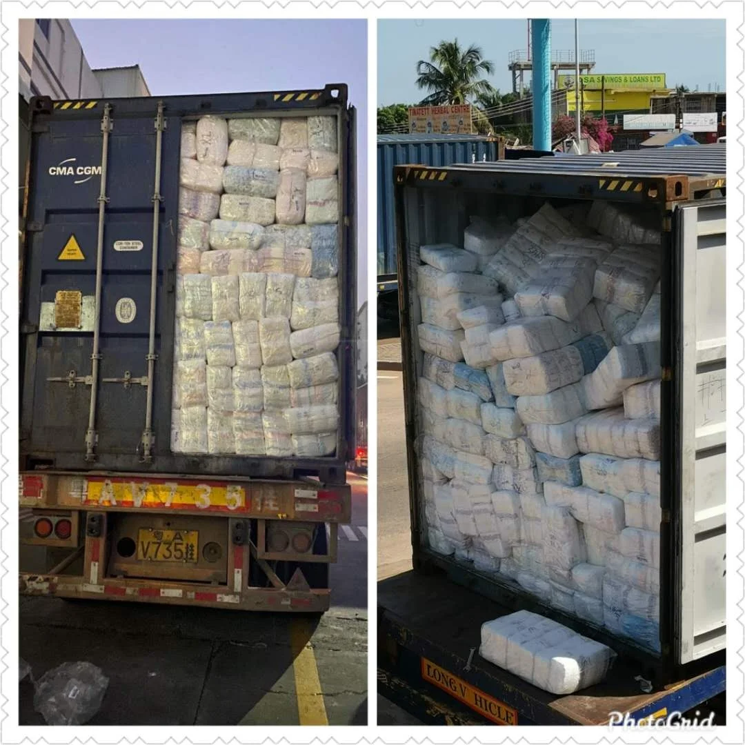 
Import seconds quality of disposable magic tape diapers from China factory with wetness indicator 