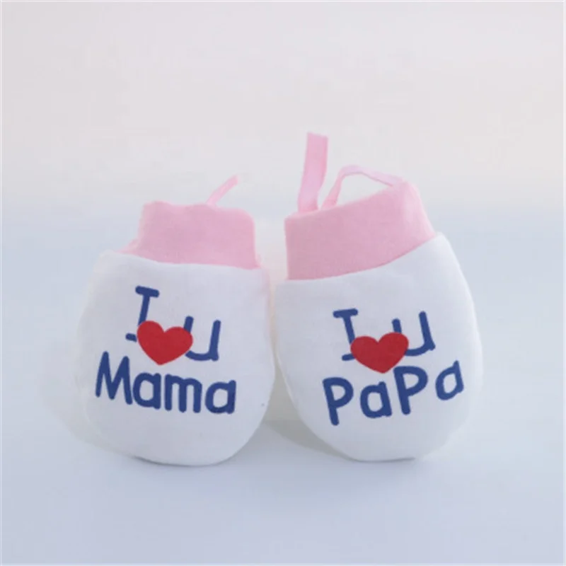 Soft Cotton Baby Mittens Newborn No scratch Infant Mitten Custom Pattern Cute Mittens for Baby