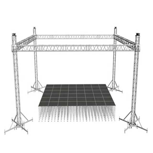 Top quality roof truss 6082-T6 Aluminum Lighting Concert Exhibition Stage Roof Truss