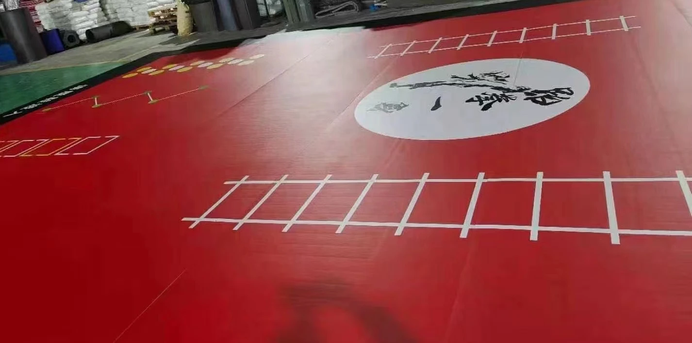 Anti-slip  Judo roll mat xpe foam Wrestling Martial arts mats for Gym