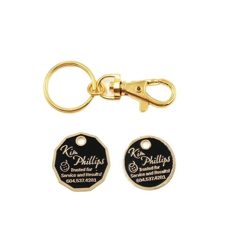 Soft Enamel Keychain Metal Key Chain High Quality keychain Custom Logo Metal Gift Zinc Alloy Coin Holder Keychain