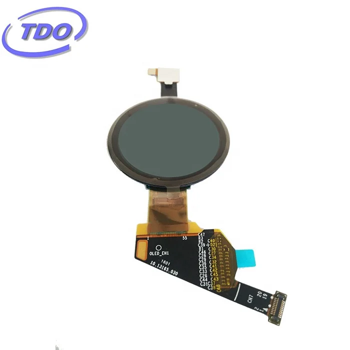 Круглая 1 39 дюймовая Гибкая Сенсорная панель oled 400*400 MIPI с