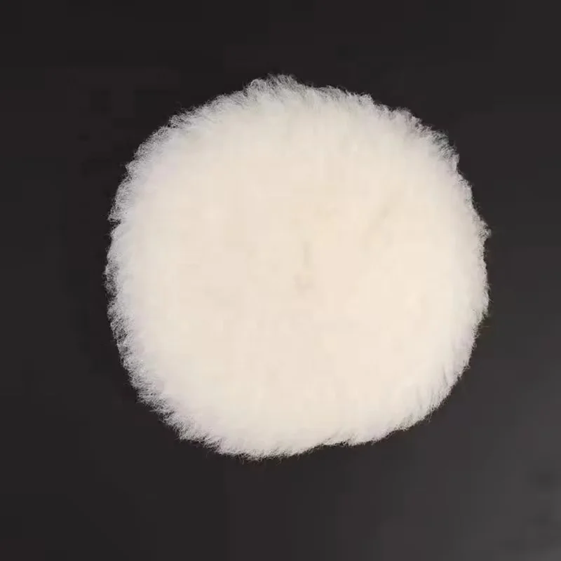 ES Wool Ball Polishing Plate Car Polishing Waxing Wool Wheel Self-adhesive Flocking Wool Felt 5' 125mm