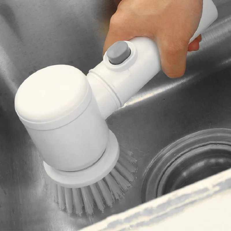 Wholesale Multi Functions Car Window Glass Electric Rotary Scrubbing Machine Toilet Cleaning Brush Set