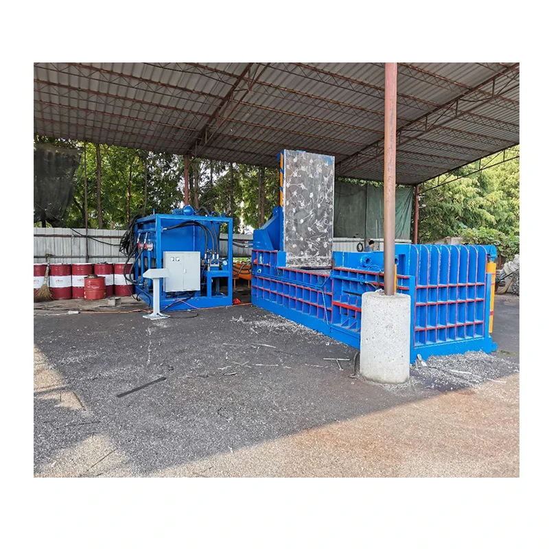 
New Type Top Sale Horizontal New Type Cotton Baling Press And Shredder Scrap Metal Balers Hydraul Baler 