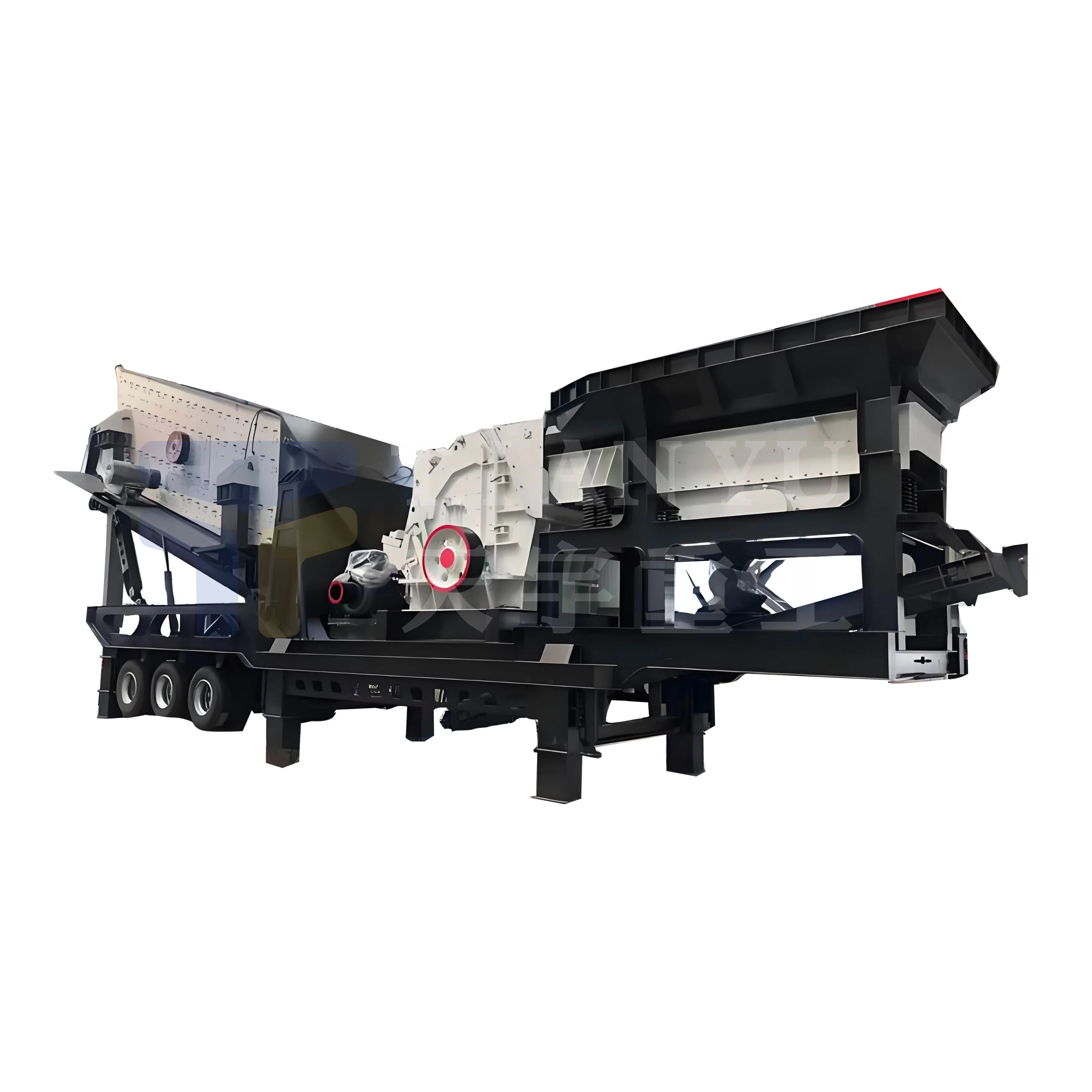 High Quality 20tph Mobile Sand Making And Crushing Station For Quarry Coal Construction Waste