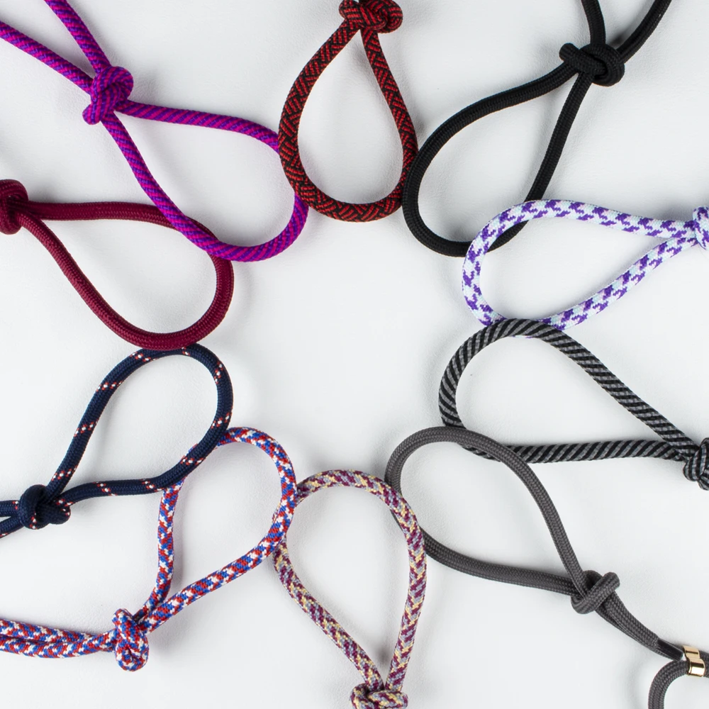 Большое количество тканая полиэстеовая веревки в заводских условиях