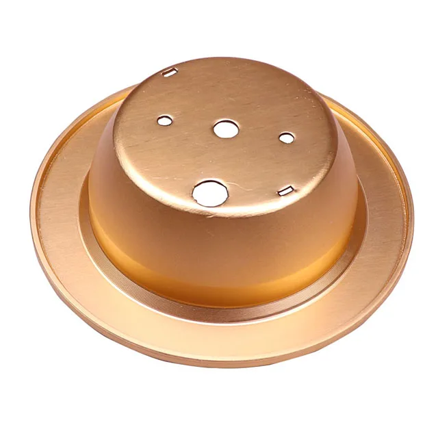CNC Machining lighting parts Electromagnetic wave baking lamp head Stainless Steel Coffee Capsule Machine Accessories