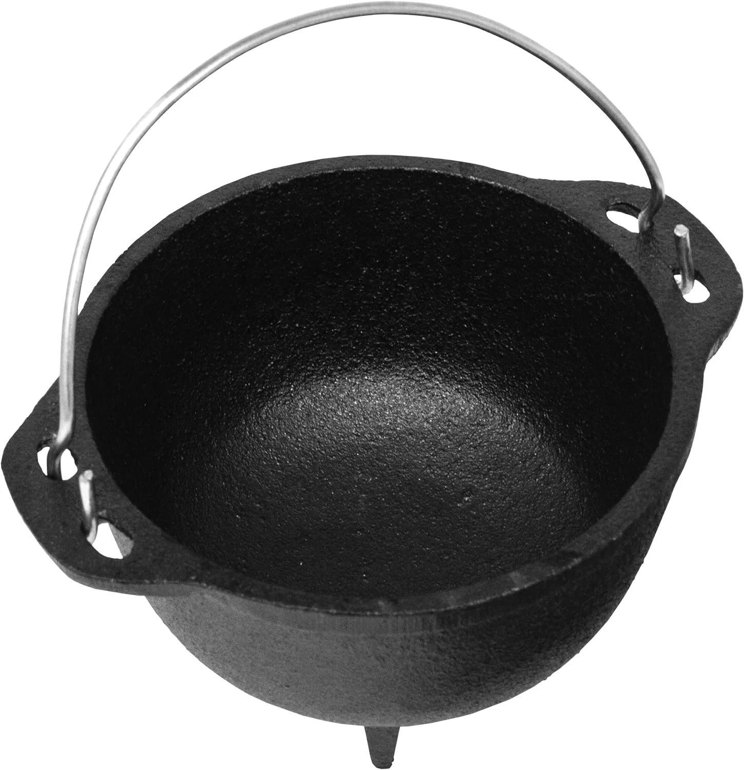 Wholesale Heavy Duty 4.75 inch Cauldron Cast Iron Country Kettle for Wicca and Witchcraft Incense Sticks Burning