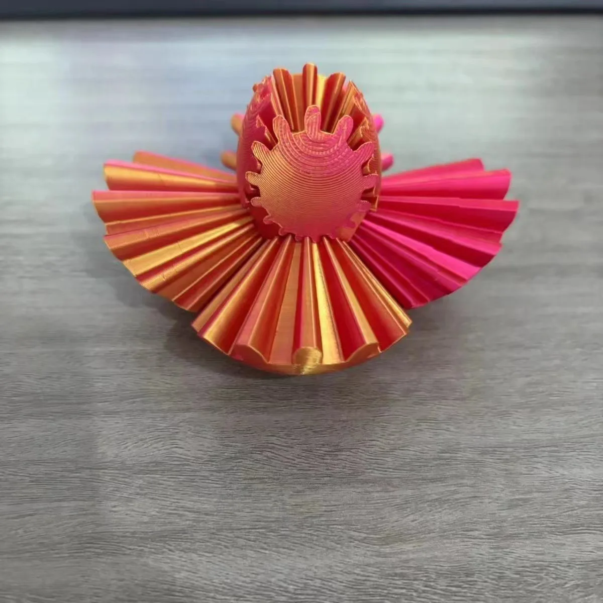 Colorful Cube 6cm New Custom Gear Ball Fidget Toy 3d Printed Spin for Stress Relief