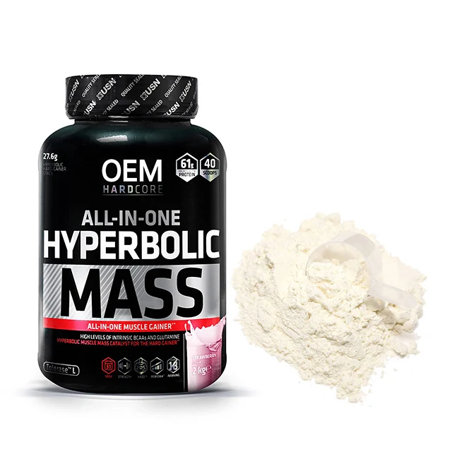 
OEM/ODM Green Health All In One Hyperbolic Mass Muscler Gainer Powder 