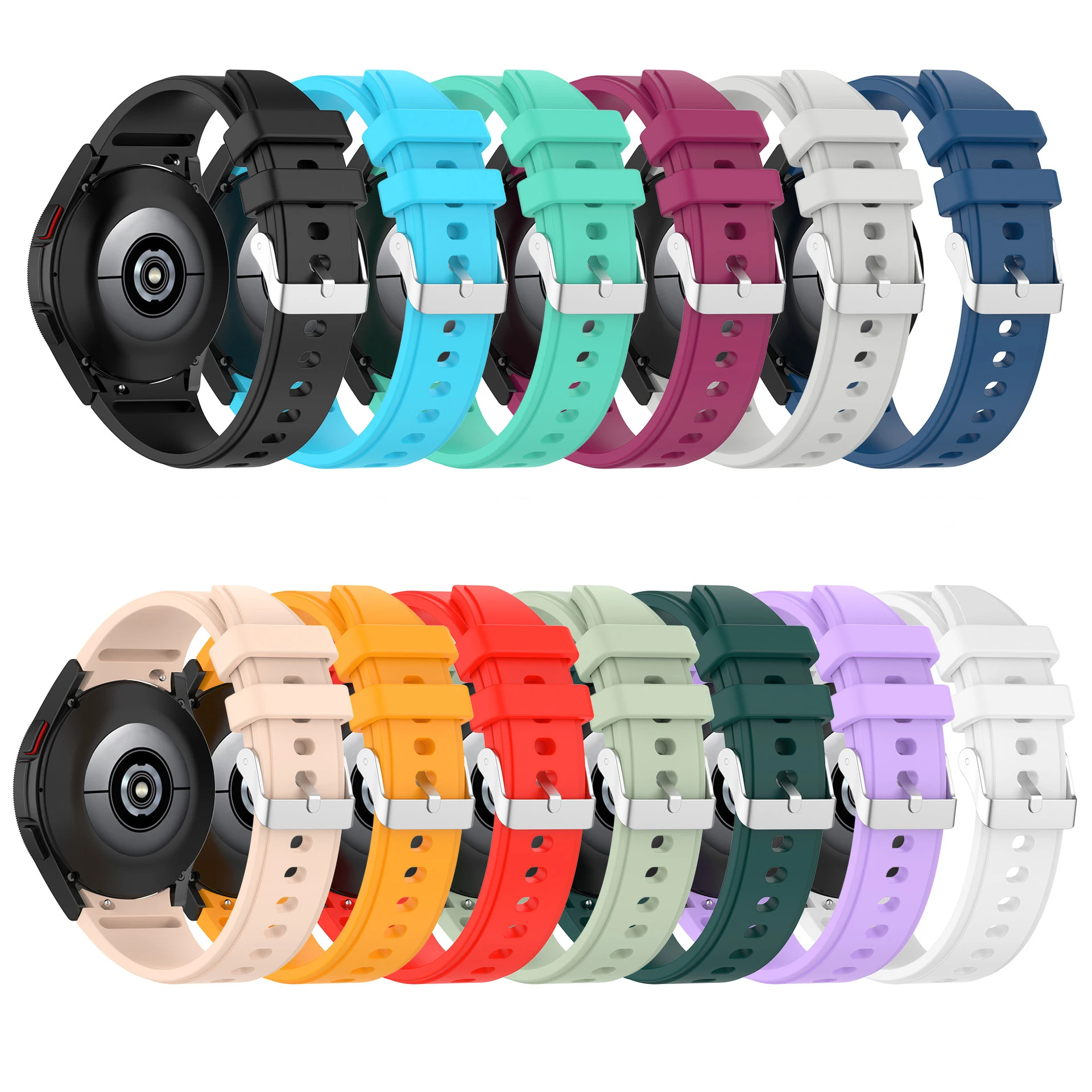 Good Quality Silicone Replacement Strap Watch Bands for Samsung Galaxy Watch 4 Classic 42/46mm