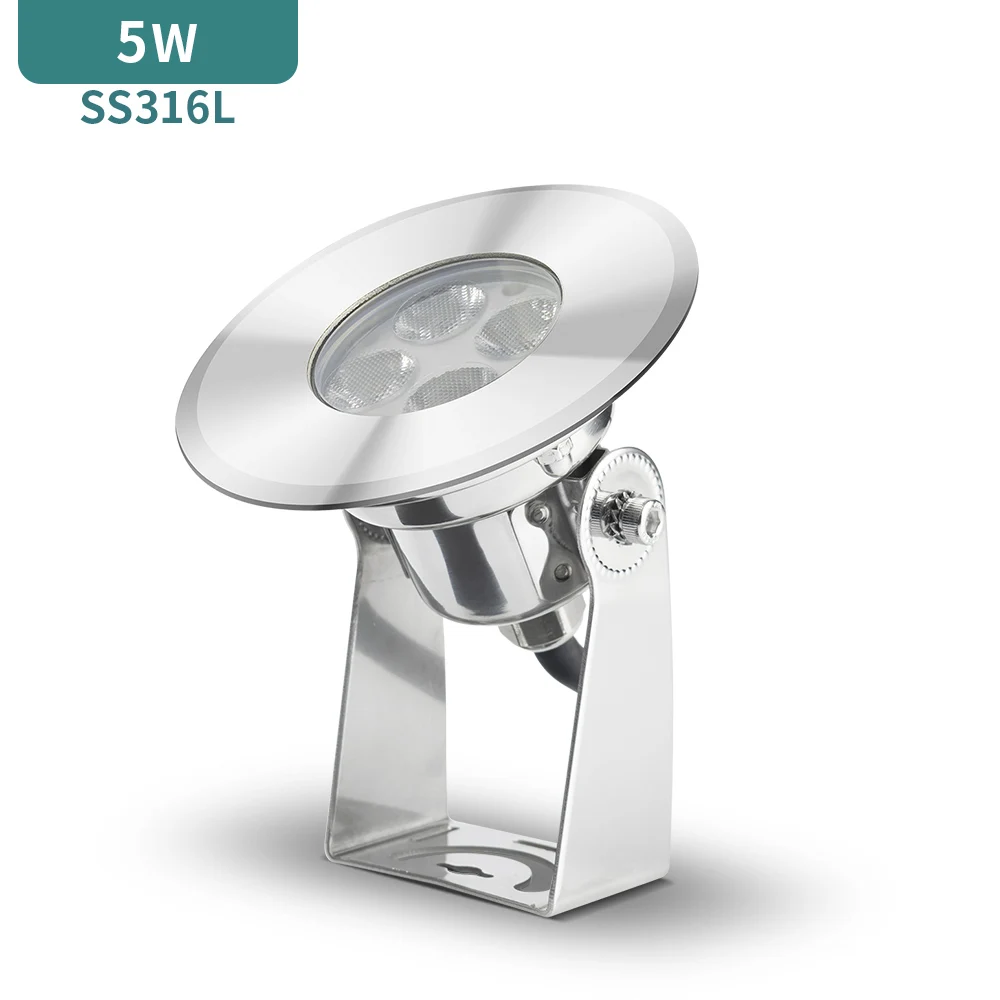 AC/DC 12V 5Watts IP68 Structure Waterproof pond light swimming pool lighting underwater