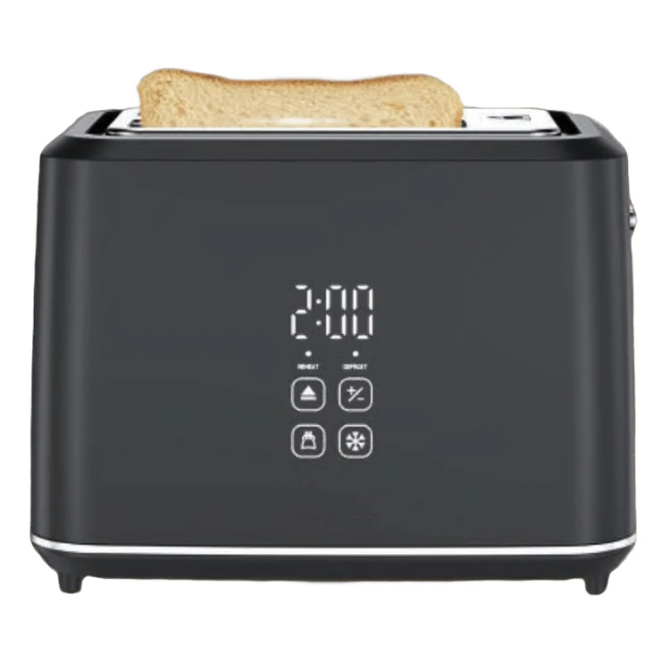 1080W 2025 Electric touch screen toaster bread digital smart toaster touch screen with countdown timer