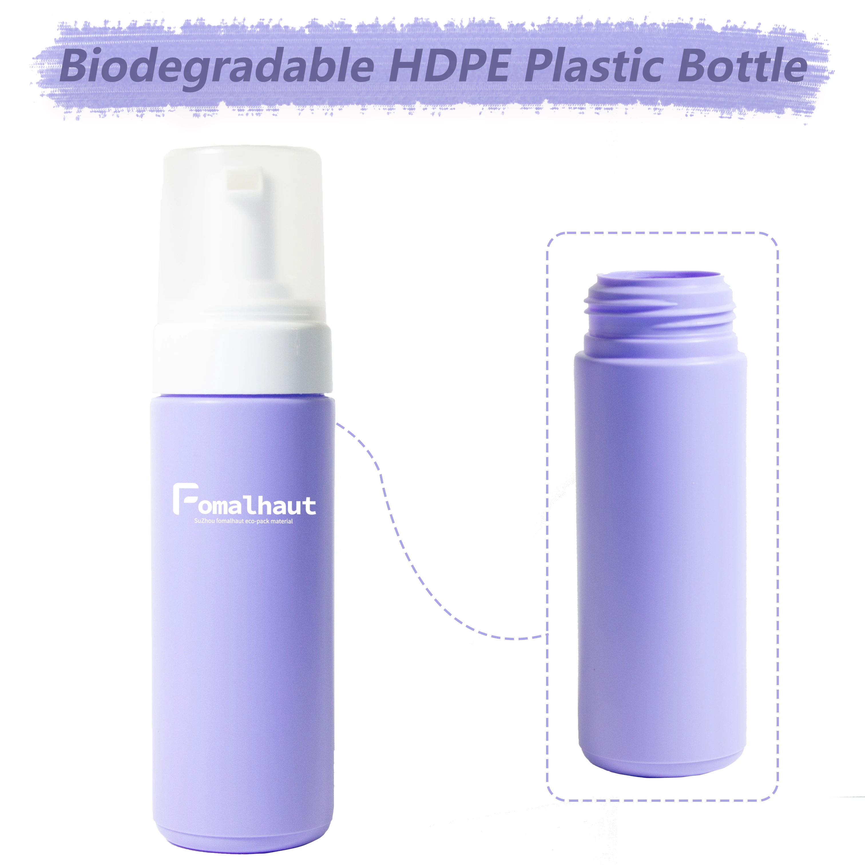 Manufacturer empty 200ml foam bottles cosmetic plastic facial lash matte colorful foam pump bottles