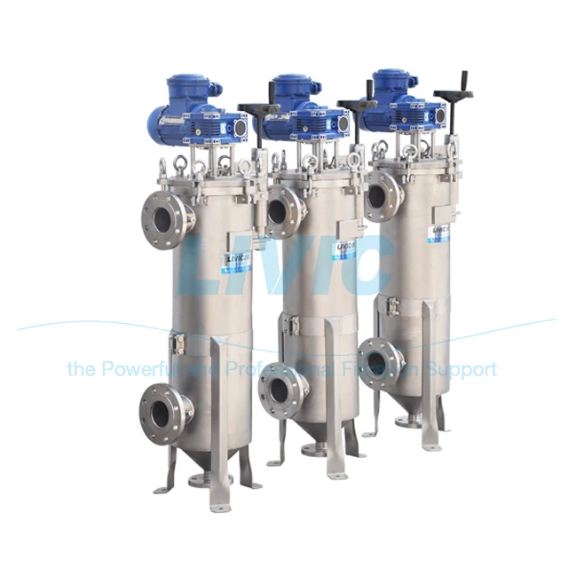 Cleaning Scraper Filter 1 - 800000cp Viscosity For Marine Paint Filtration