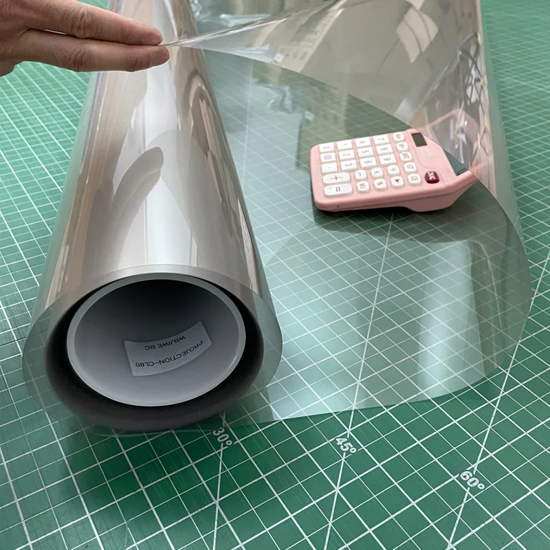 3D Hologram 360 Degree Soft Rear Projection Screen Film for Window Glass