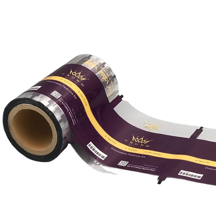 Customize logo printing  soap film flow pack opp film roll plastic laminating film rolls seal packaging bopp cpp material