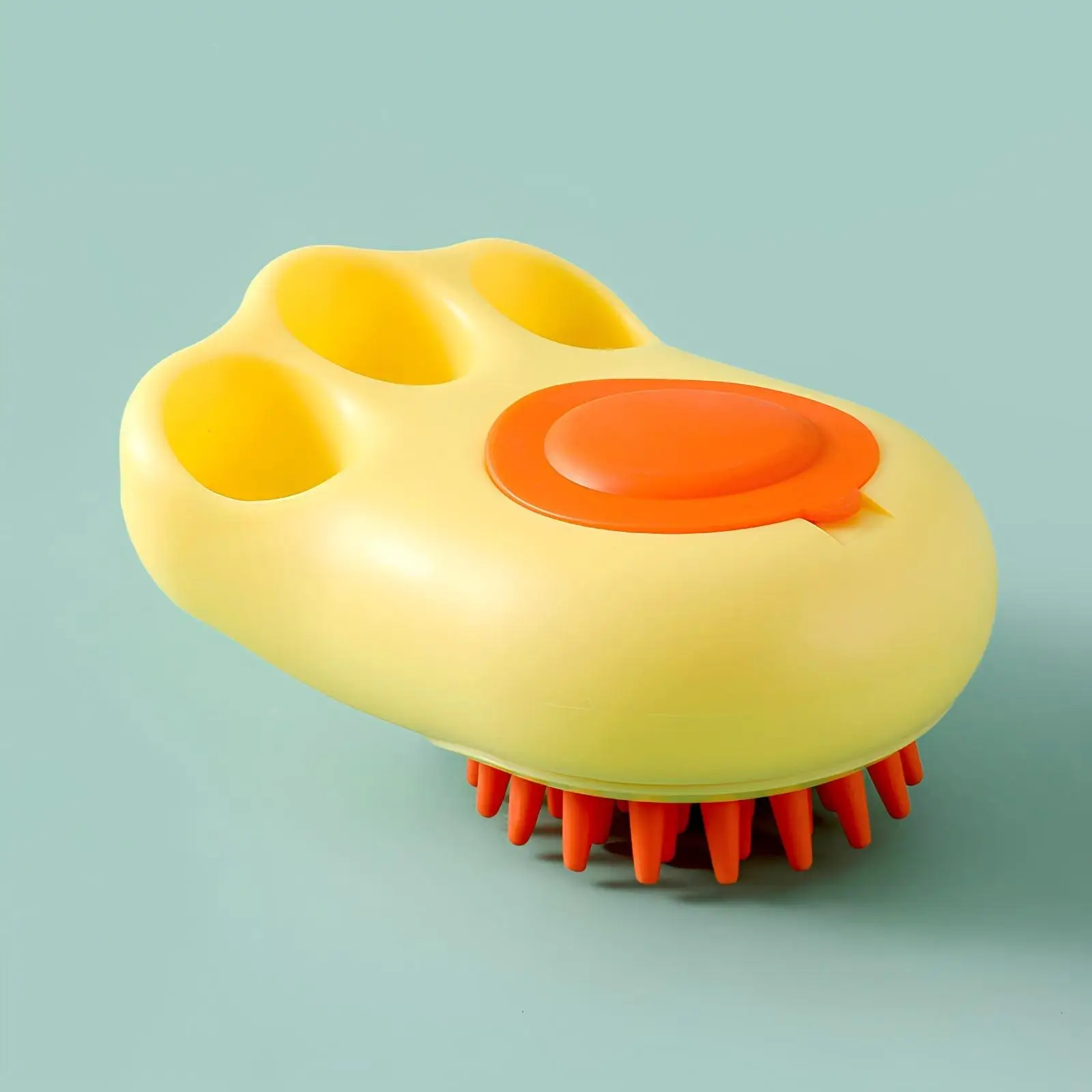 Cheap Custom Soft Pet Bathroom Floating Hair Grooming Cats And Dogs Shampoo Dispenser Massage Bathing Silicone Pet Bath Brush