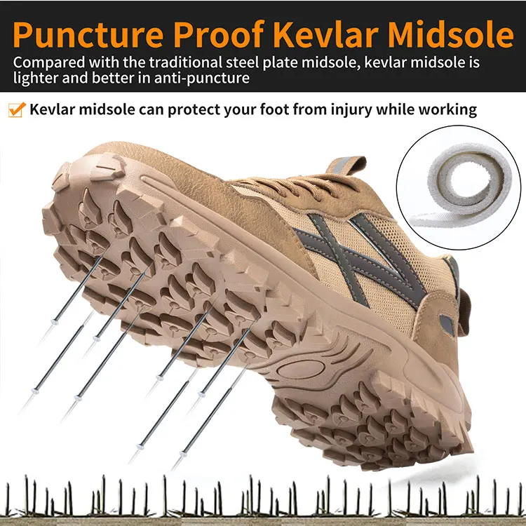 SEAMRAY FZ-137 China manufacturer sports safety shoes men lightweight sport shoes safety sole work shoe