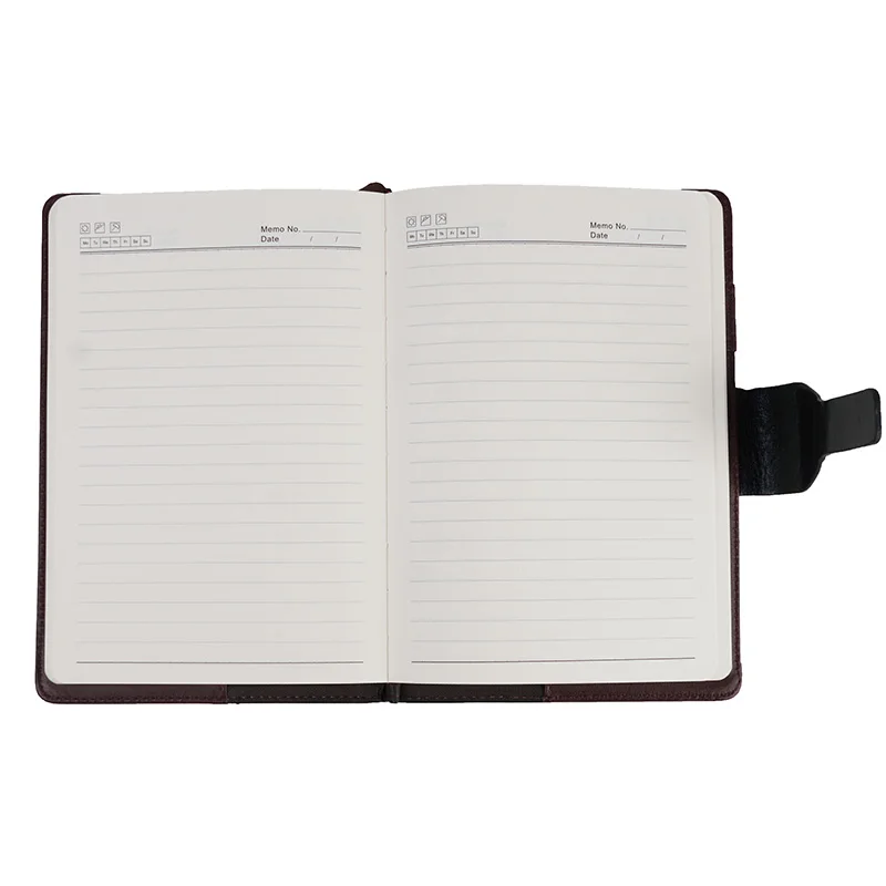 Black Notebook 25K Buckle Type Office And Business 150 * 217mm Office Supplies 120 Pages Notebook