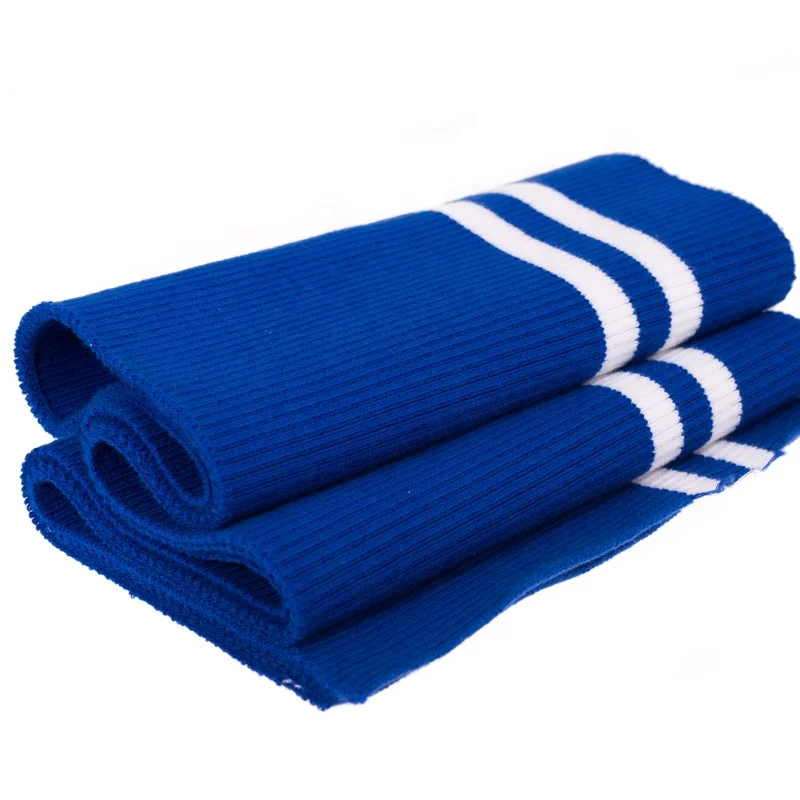 
2 * 1 high-grade cotton stretch knit solid color striped coarse rib cuff neckline fabric 