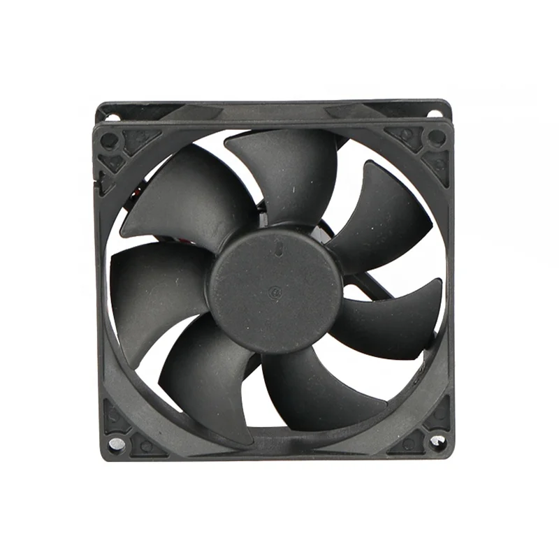 GX9225 12V/24V 92x92x25mm MEIXING DC Axial Fan Ball Sleeve Plastic Case Plastic Fan Blade Back High Speed Cooling Radiastor Fan