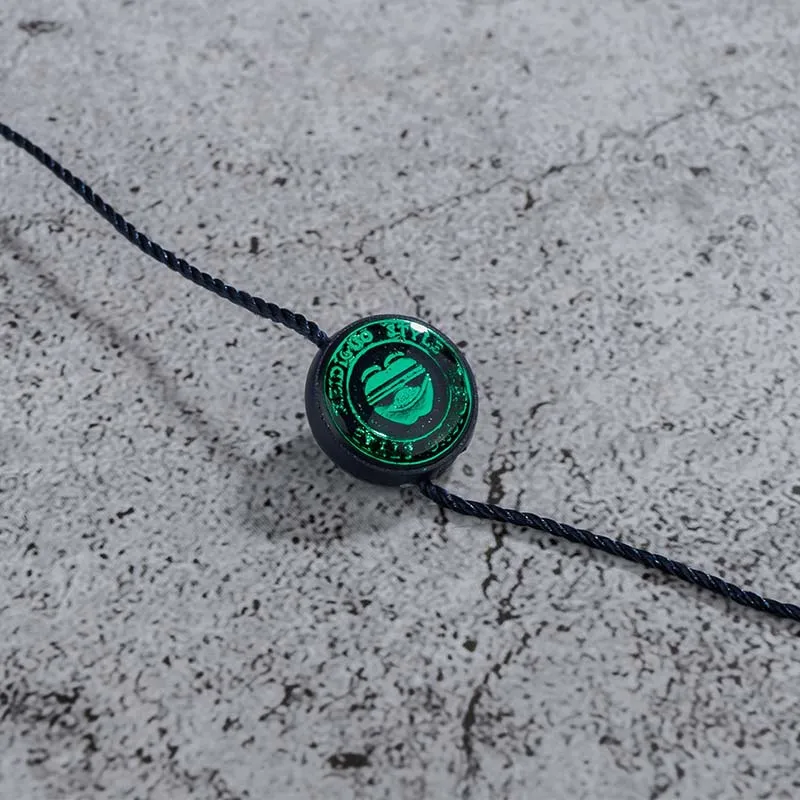 Custom 3D Embossed Brand Name Logo Garment Hangtag String Loop Plastic Seal Tag Sustainable Hang Tag String Lock