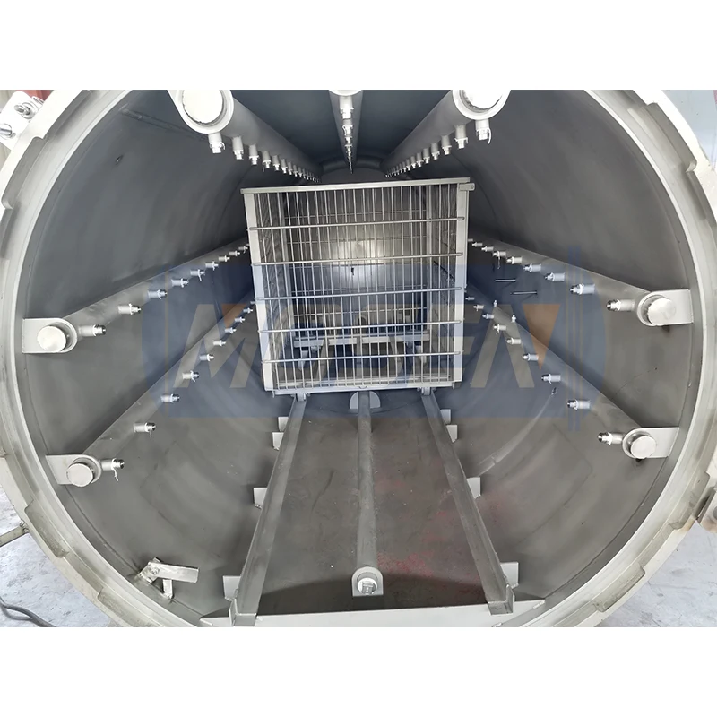 Horizontal food sterilizer retort glass battles tin cans retort pouch autoclave