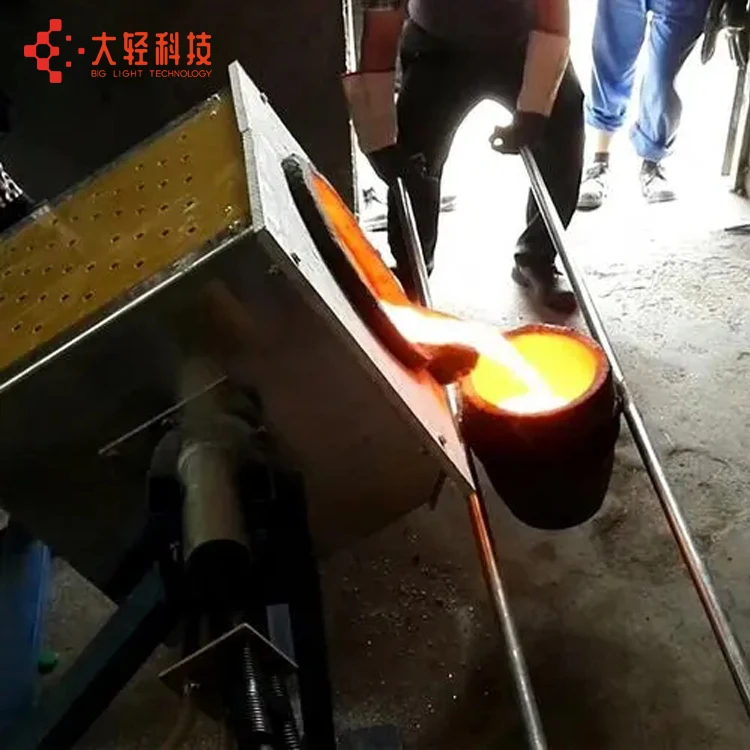 10KG 20KG 50KG 70KG crucible furnace casting copper aluminium iron scrap smelting melting induction electric industrial furnace
