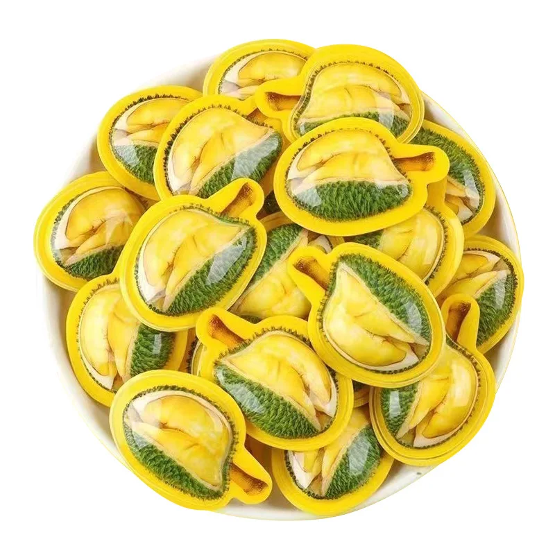 3D дурианские конфеты, кокосовый сахар, мягкая еда, счастливые конфеты