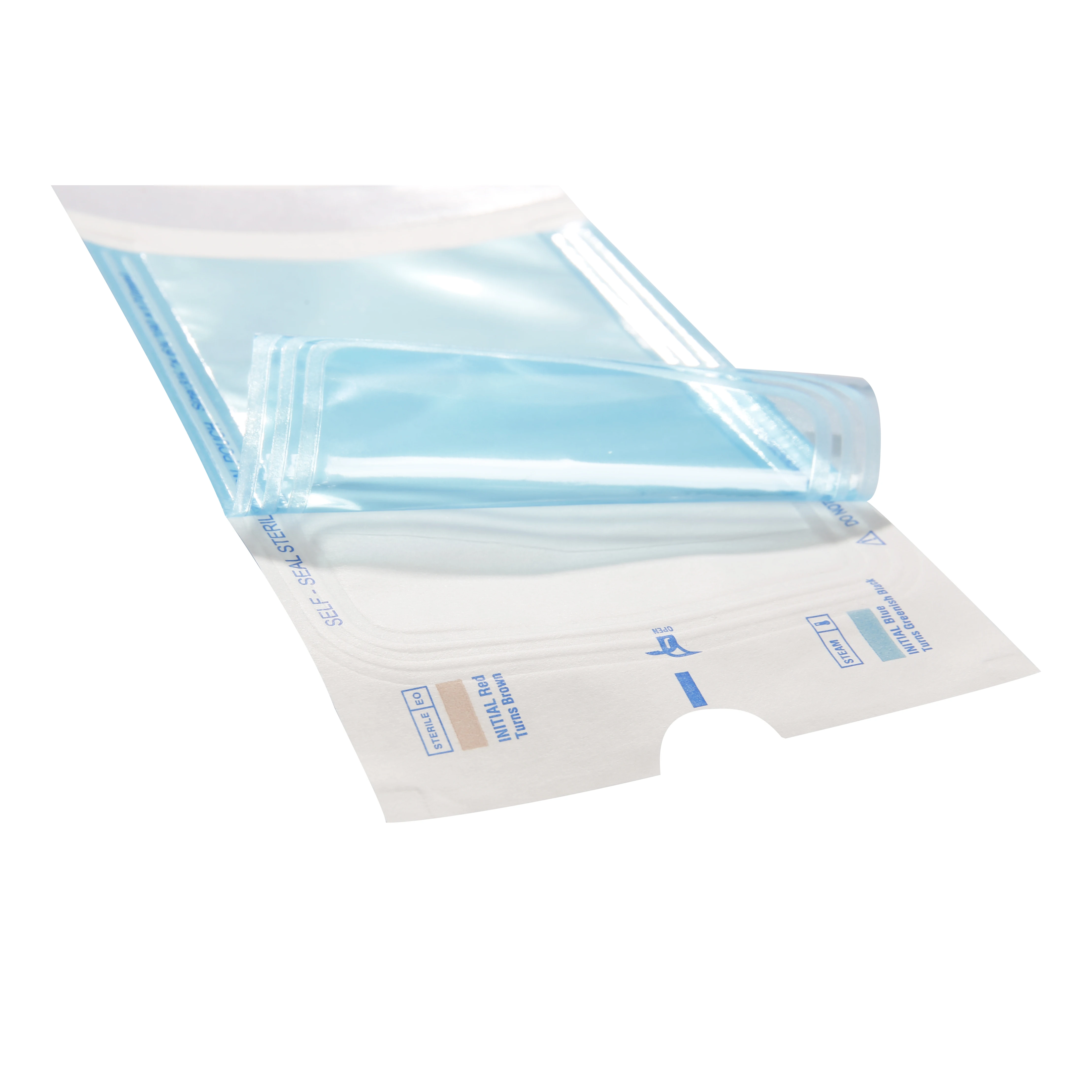 
Medical paper+PET/CPP Film Material Disposable sterilization self-sealing pouch 