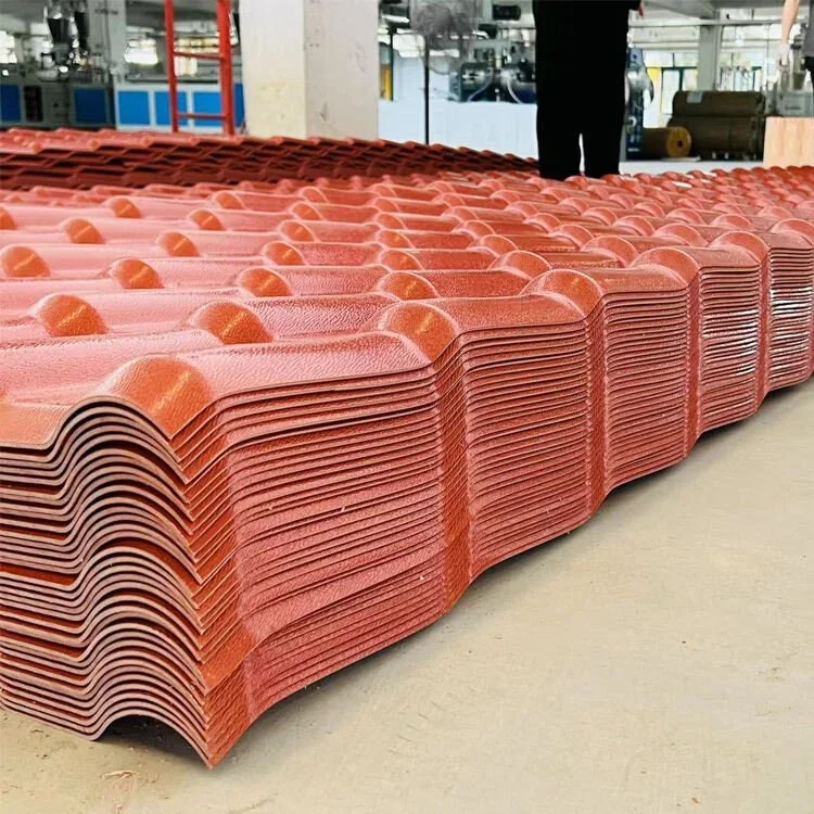 Asa Pvc Corrugated materials roof tile plastic pvc roofing sheet for shed
