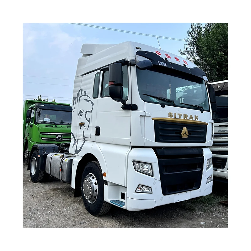 Sinotruk SITRAK G7H heavy-duty truck 590 HP 6X4 LNG automatic transmission tractor