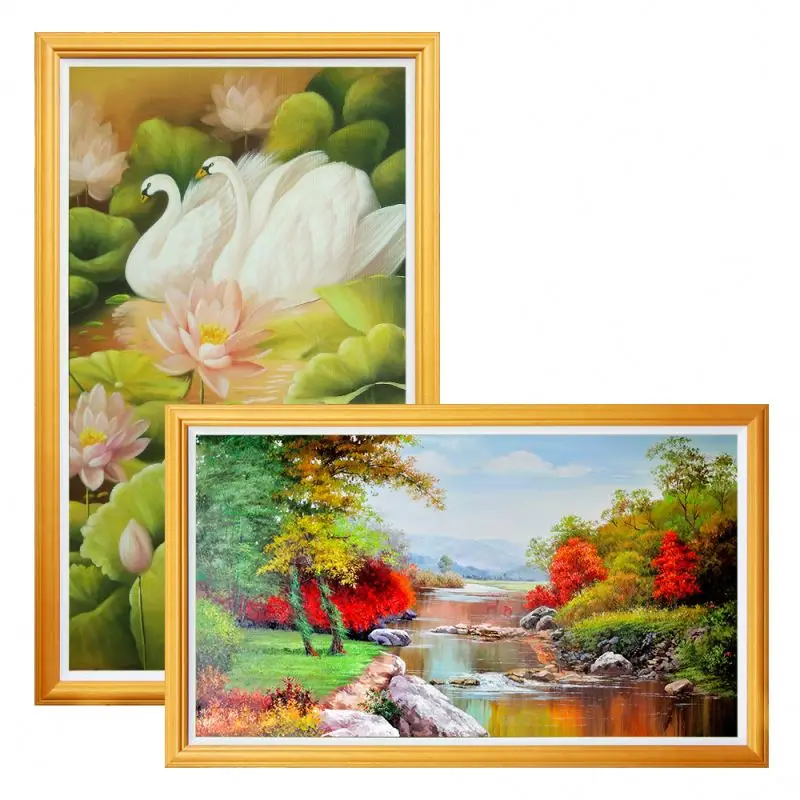 32 inch RK3288 wifi lcd screen advertising monitor photo frame wooden frame digital signal advertising totem